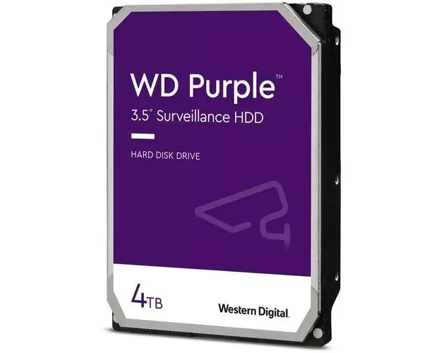 HDD Western Digital Purple 4TB, 5400rpm, 256MB cache, SATA-III, 3.5inch
