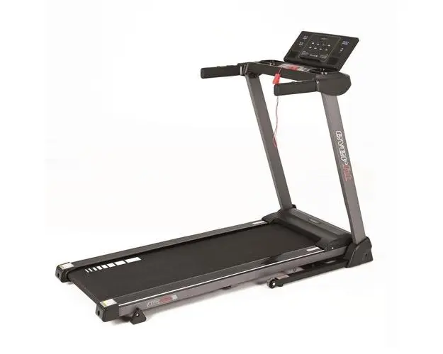 Banda de alergare EVERFIT TFK-230, 2.75 CP, Greutate utilizator 100 Kg, Suport tableta/smartphone, Ecran LED, Roti transport (Negru)