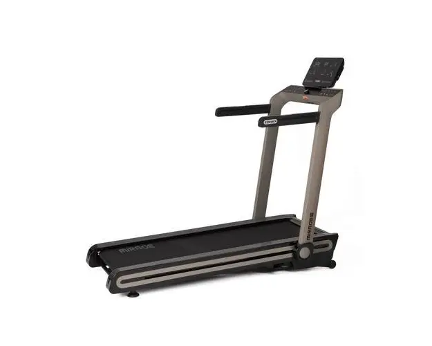 Banda de alergare TOORX MIRAGE C60 Pure Bronze, 4 CP, Greutate utilizator 120 Kg, Inclinatie electrica 12%, Viteza 18 km/h, Sistem amortizare, Bluetooth, Difuzoare, Suport telefon/tableta (Negru)