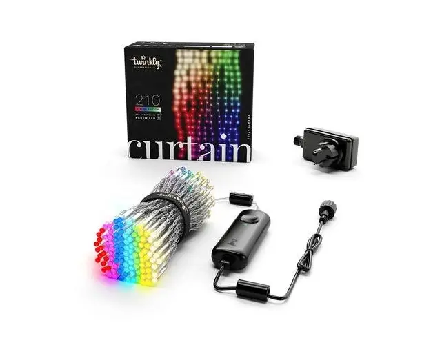 Cortina led Twinkly Curtain 210 LED RGB+W 2,1 m
