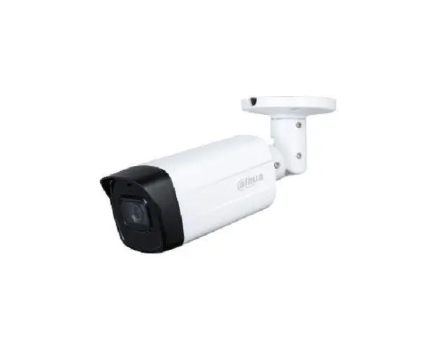 Camera de supraveghere exterior Dahua HAC-HFW1200TH-I8-0280B, Lentila 2.8mm, IR 80m, IP67 (Alb/Negru)