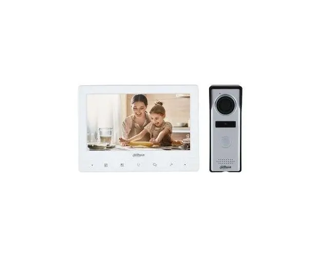 Kit Videointerfon Dahua KTA03 analog, 7 inch TFT 1024×600