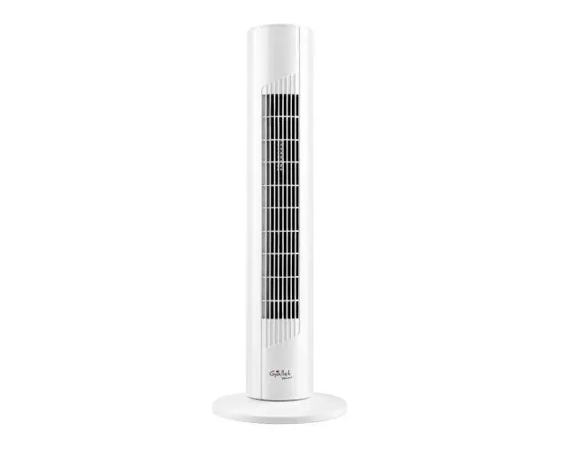 Ventilator turn GALLET Blizzard VEN73T, 45 W, 3 viteze, Oscilatie (Alb)