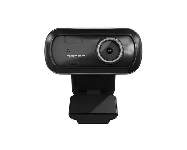Camera Web Natec Lori, USB 2.0, Full HD, Microfon (Negru)