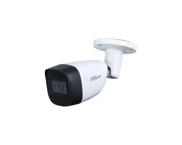 Camera de supraveghere exterior Dahua HAC-HFW1200CM-A-0280B, 2 MP HDCVI, Lentila 2.8mm, IR 30 metri (Alb/Negru)