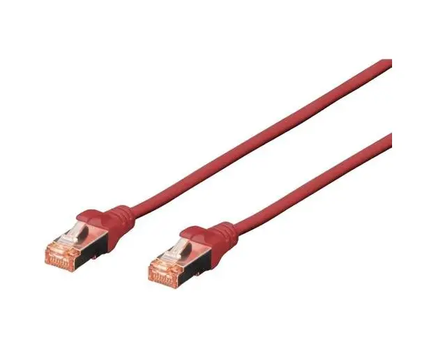 Cablu S-FTP, Digitus, Cat 6, 3 m, Rosu