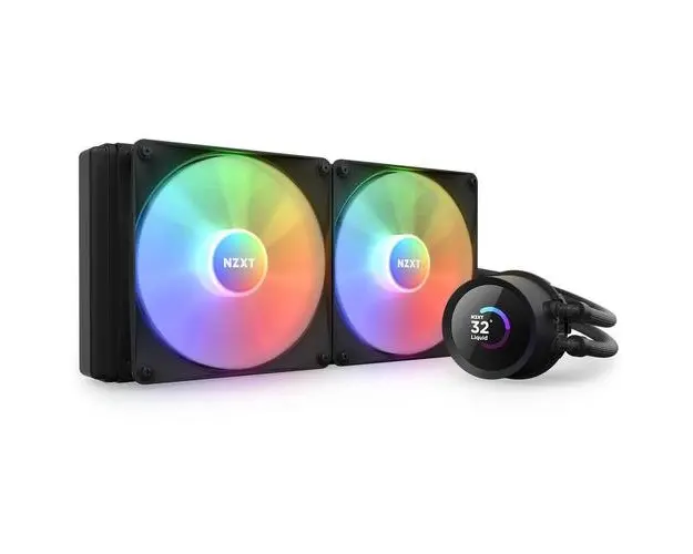 Cooler CPU NZXT Kraken 280 RGB, compatibil AMD/Intel, controller ARGB (Negru)