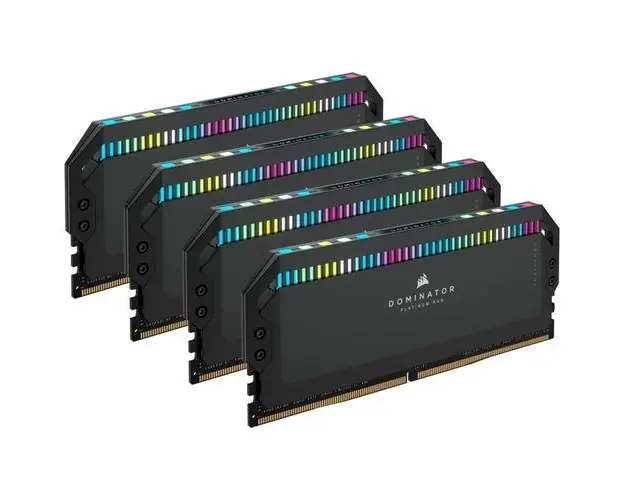 Memorie Corsair DOMINATOR PLATINUM XMP 3.0 Black Heatspreader, DDR5, 6400MT/s 64GB (4x16GB), CL32, RGB