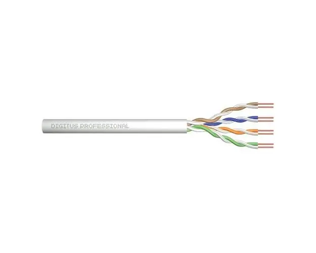 Cablu de retea, Assmann, CAT6, U-UTP, 305 m, Alb ACU-4611-305