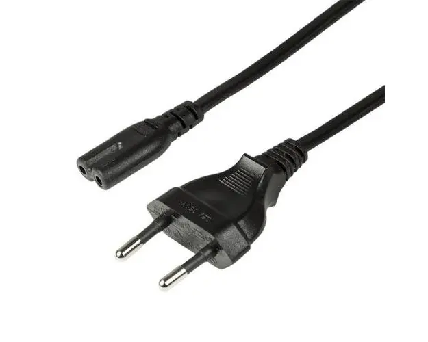 Cablu alimentare casetofon LOGILINK cp145 2 pini pentru TV, radio, lungime 3m