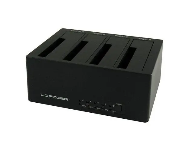 Docking station LC Power, HDD LC-DOCK-U3-4B, Negru