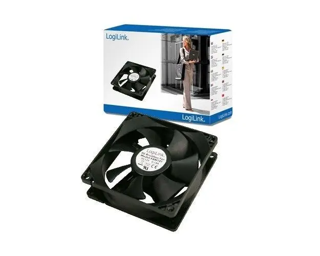 Ventilator LogiLink, 2500 rpm (Negru)