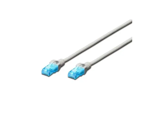 Cablu de corectie, Digitus, CAT5e, U-UTP, 0.25 m, Alb DK-1511-0025