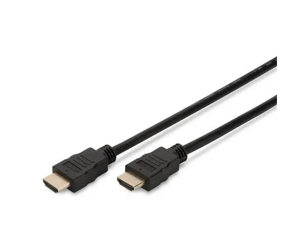Cablu Assmann AK-330107-030-S, 2 x HDMI tata, 3m, Negru