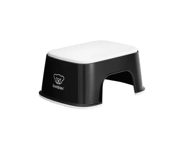Treapta inaltator pentru baie BabyBjorn 061256A (Alb/Negru)