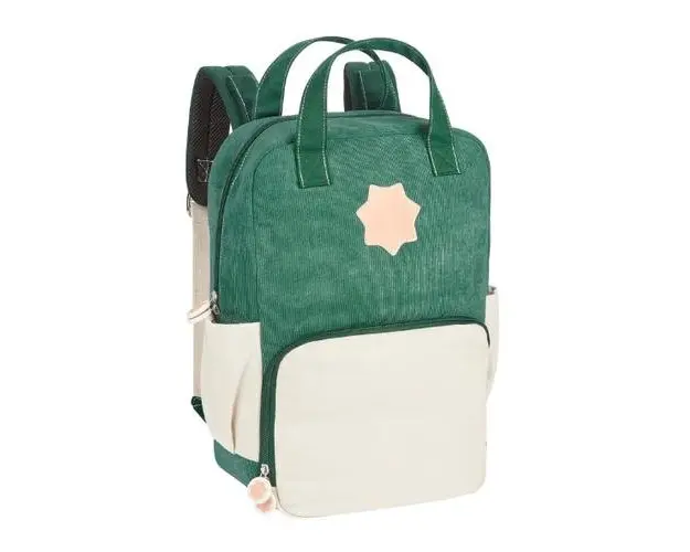 Geanta scutece Badabulle B043038 (Alb/Verde)