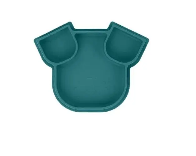 Tava anti-alunecare pentru mancare Babymoov A005207, Forma de Catelus (Verde)