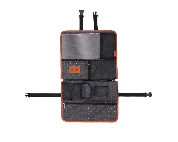 Organizator pentru scaun auto si carucior Badabulle 2 in 1 B045604 (Negru)