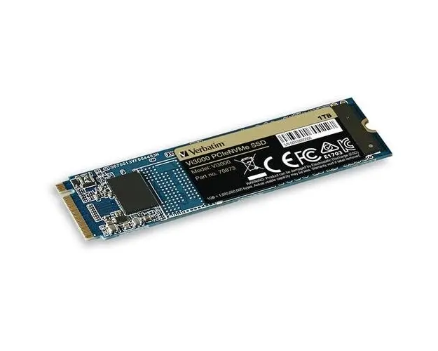 SSD Verbatim Vi3000, 1TB, PCIe Gen.3 NVMe, M.2