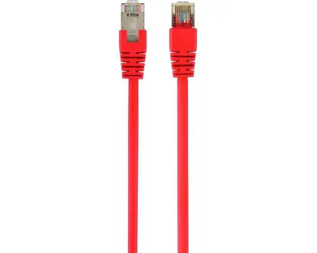 Cablu FTP GEMBIRD Cat6, cupru-aluminiu, 0.5 m, rosu, AWG26, ecranat PP6-0.5M/R