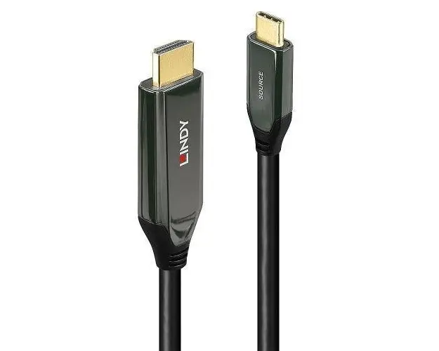 Cablu Lindy 43368, HDMI - USB-C, 2m