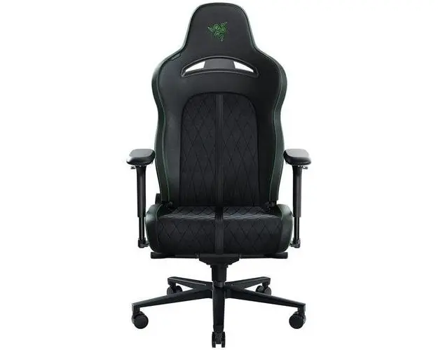 Scaun Gaming Razer Enki Pro, reglabil, Negru/Verde