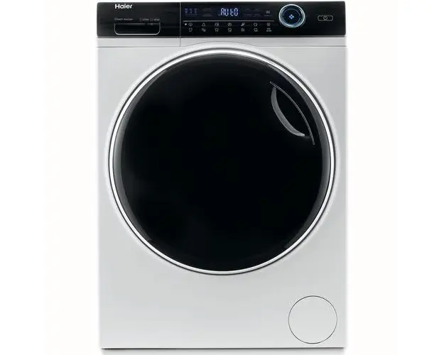 Masina de spalat rufe cu uscator Slim Haier HWD80-B14979-S, 8/5 kg uscare, 1400 RPM, Motor Direct Motion, iRefresh, ABT, Dual Spray, Pillow Drum, Smart Detecting, Clasa A (Alb)