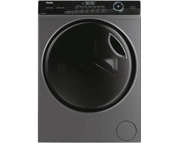 Masina de spalat rufe Haier HW80-B14959S8U1S, 8 kg, 1400 RPM, Motor Direct Motion, Wi-Fi, Refresh, ABT, Steam, iTime, Pillow Drum, Dual Spray, Clasa A (Antracit)