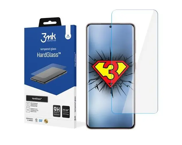 Folie protectie ecran 3MK, HardGlass, Compatibil cu Samsung Galaxy S21 FE, Transparent