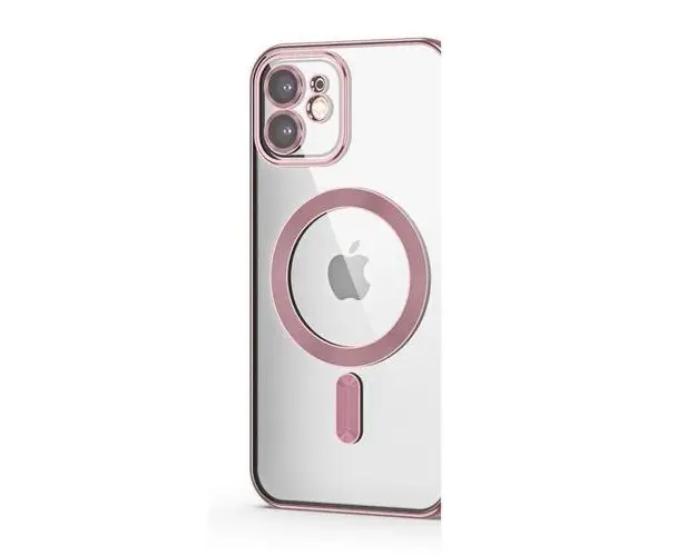 Carcasa TECH-PROTECT MAGSHINE MagSafe compatibila cu iPhone 11, Roz