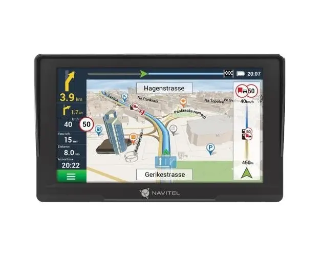 Navigatie GPS Navitel E777 Truck, pentru Auto, Cargo si Camioane, ecran de 7-inch TFT, Touch screen, 47 harti incluse, actualizari gratuite prin USB, alerte radar, ghid vocal in romana