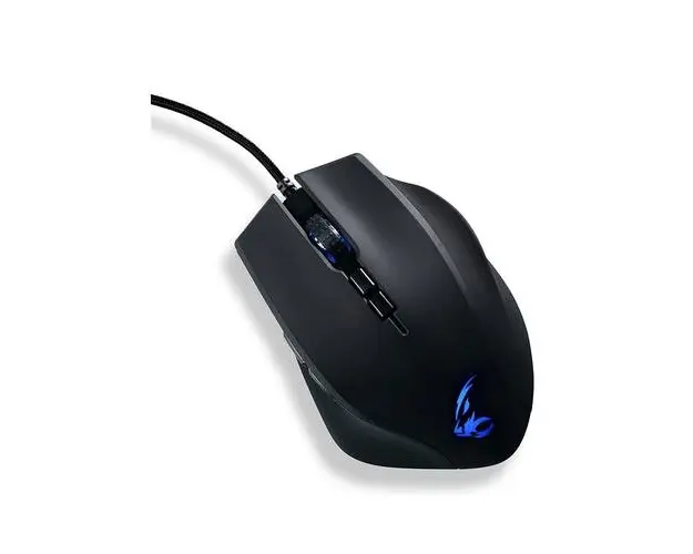 Mouse de gaming cu fir MediaRange MRGS203, RGB, 4800 DPI (Negru)