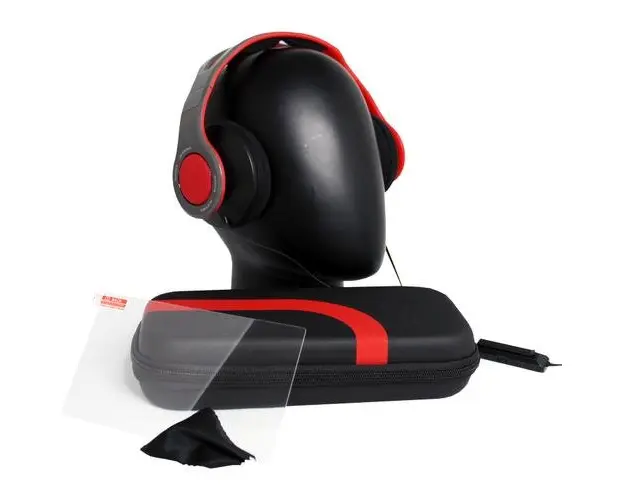 Casti Gaming Gioteck TX30 Megpack + Accesorii, Nintendo Switch (Negru/Rosu)