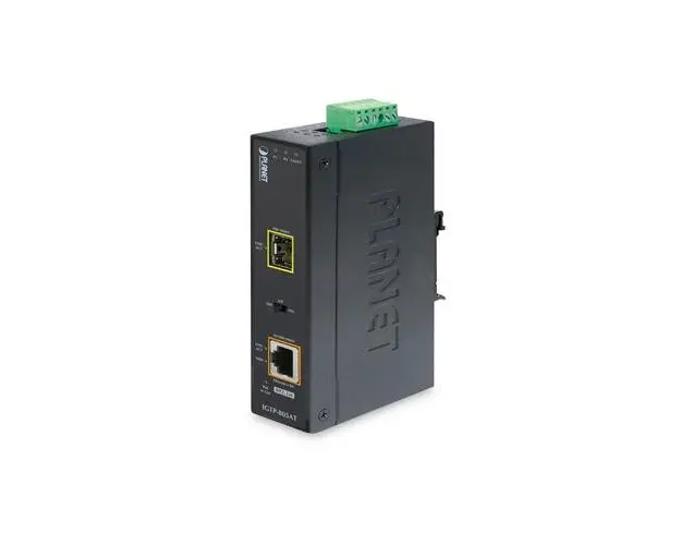 Modul comutator, Planet, Gestionat industrial PoE Gigabit Media Conv. IGTP-805AT