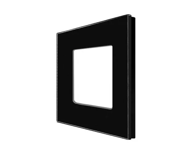 Rama Simpla LUXION Din Sticla, Negru