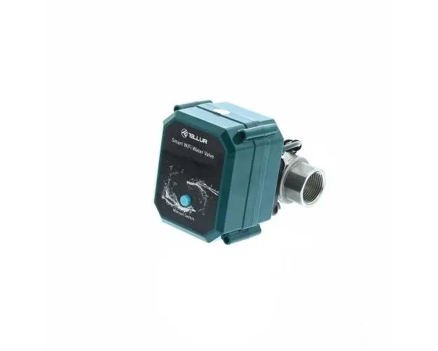 Valva WiFi apa Tellur Smart, DN20, IP67, 10 bar, DC 5V