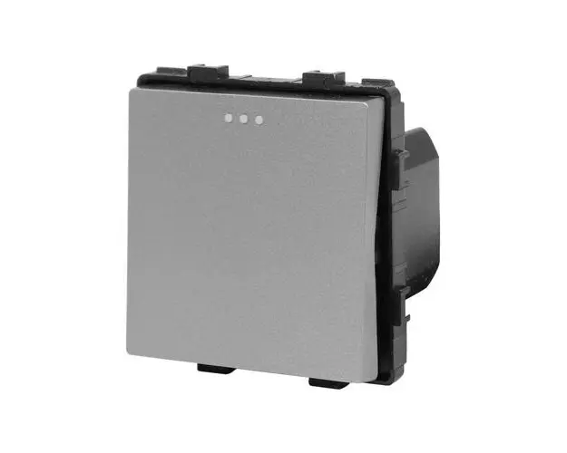 Modul Intrerupator Simplu Mecanic LUXION, Gri