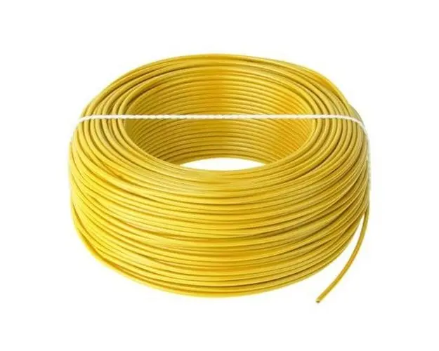 Cablu litat cupru tip LGY, 1 mm, 100 m, Galben