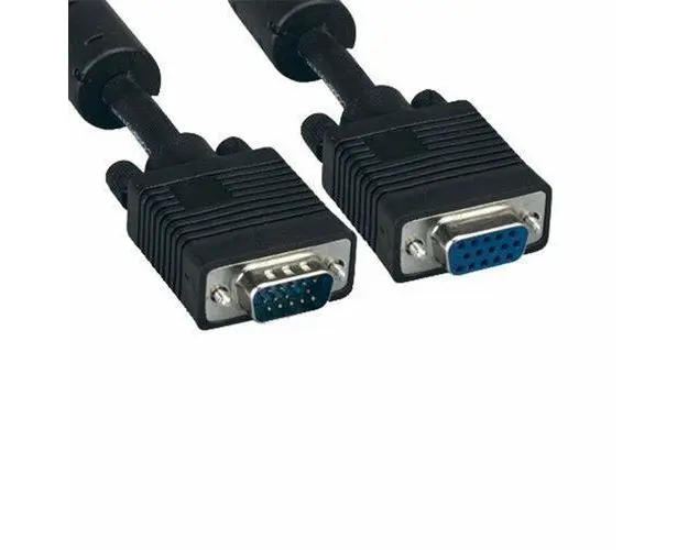 Cablu video SVGA KPO3711-1.5, tata - mama, 1.5 m, Negru