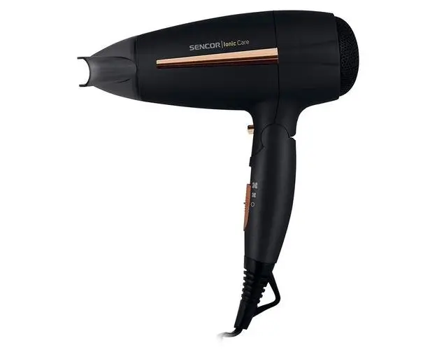 Uscator de par cu ionizare Sencor SHD 7100BK, 2000W, 3 nivele temperatura, 2 viteze (Negru)