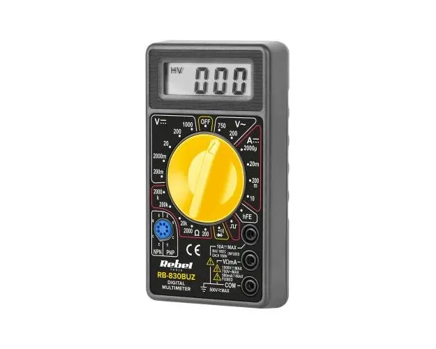 Multimetru universal Rebel Tools RB-830BUZ