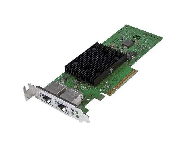 Adaptor PCIe, Dell, Dual Port, 10Gb, Argintiu/Verde