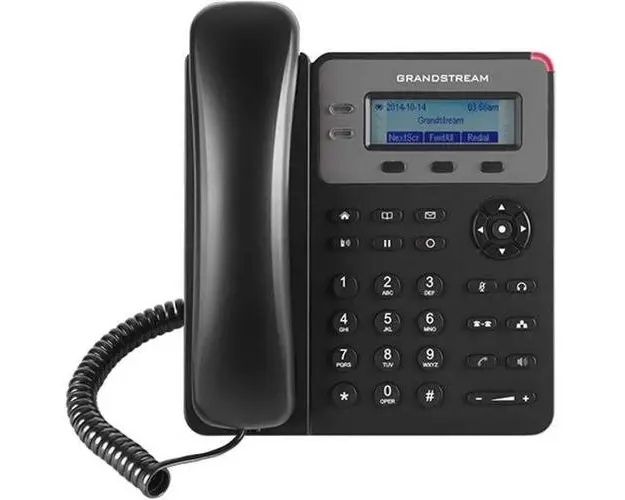 Telefon Grandstream GXP1615, 1 cont SIP, Negru