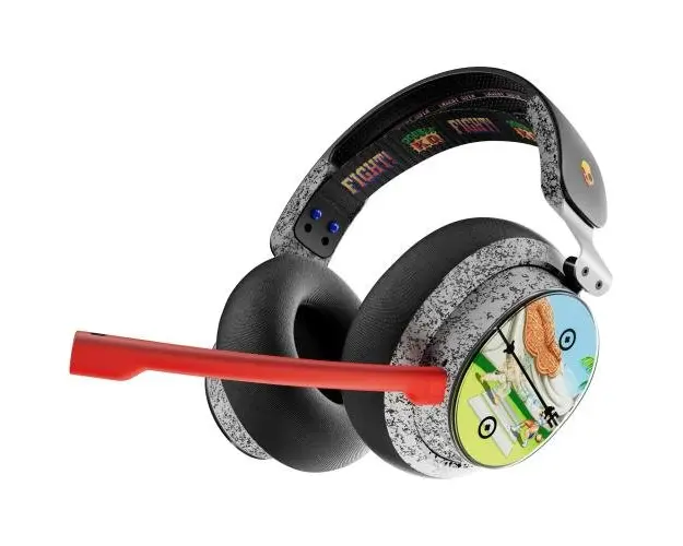 Casti Gaming Wireless Skullcandy Plyr Multiplatform Wireless, Street Fighter II Limited Edition (Multicolor)