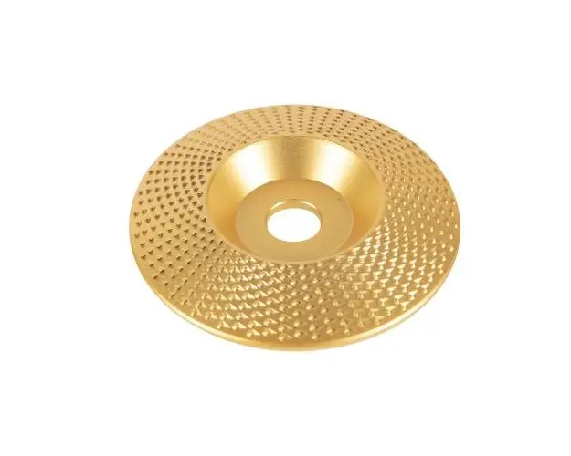 Disc plat pentru rindeluit lemn Micul Fermier, diametru 98 mm, pentru polizor unghiular, auriu
