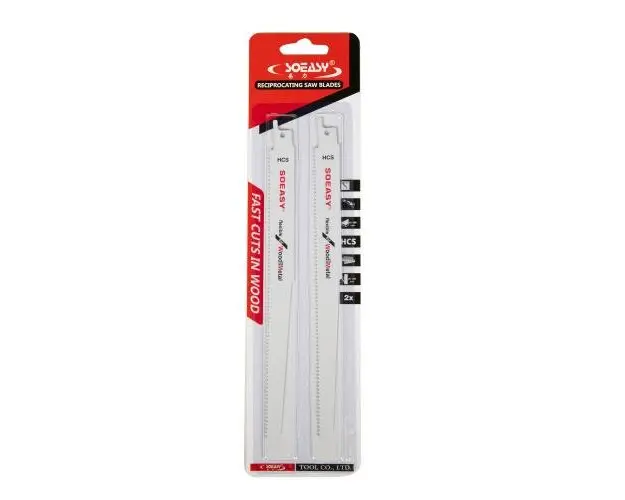 Set 2 lame pentru fierastrau pendular sabie Micul Fermier, 300 x 19 x 1.27 mm, universal