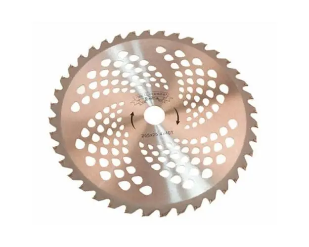 Disc circular vidia pentru motocoasa/trimmer, Micul Fermier, 255x25.4 mm, 40 dinti