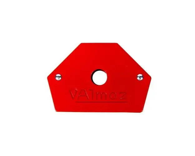 Suport magnetic hexagonal pentru sudura Almaz, AZ-ES036, 9.6x6.5x1.4 cm, capacitate ridicare 11.3 kg, metal, mic