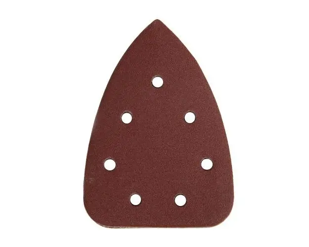 Set 10 bucati hartie abraziva Detoolz DZ-SE238-S010-G01, 135 x 95 mm, granulatie P120, 7 gauri