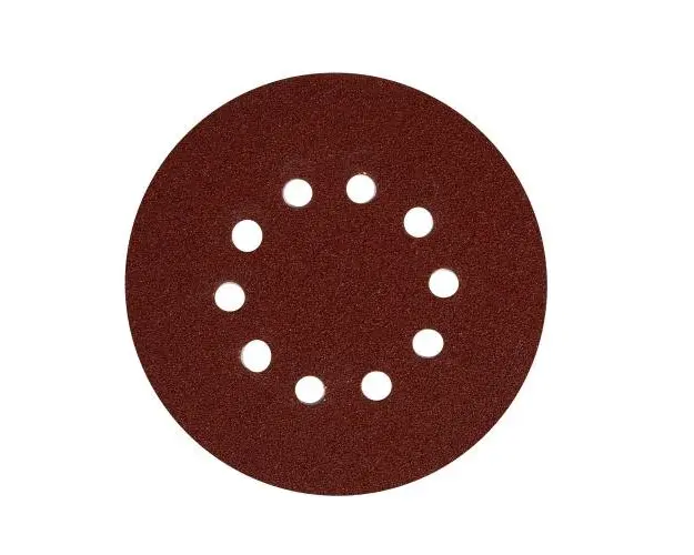 Set hartie abraziva Detoolz DZ-C271, cu 10 gauri, granulatie P80, diametru 215 mm, 10 bucati